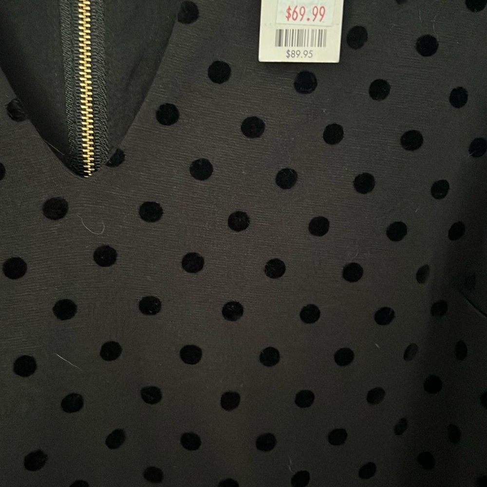 Black polka dot dress - Limited - new with tags